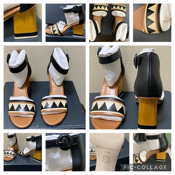 Bernardo Nikita sandal GORGEOUS! SOLD OUT NWOB 7.5 #anthropologie - Picture 4 of 6